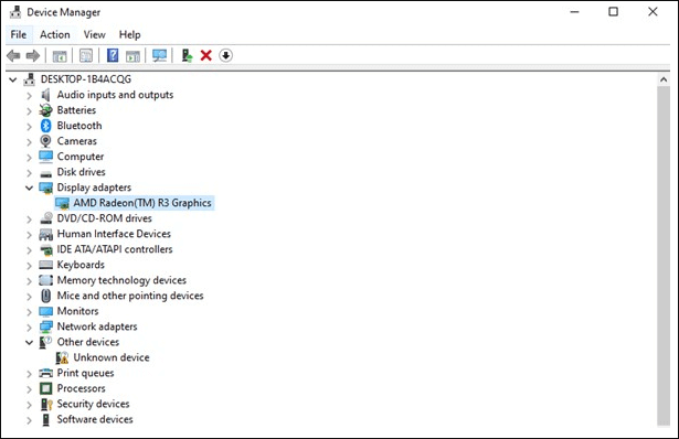 open device manager in windows 10