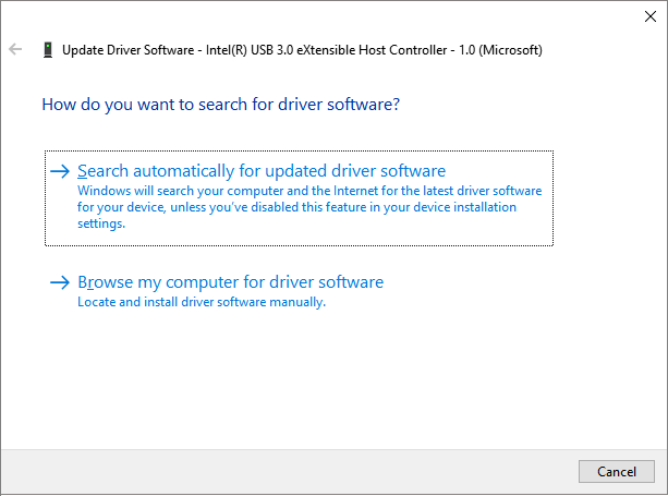 update driver software for seagate external hard drive