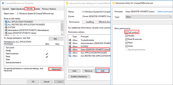 delete compattelrunner.exe
